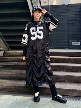 「Candy Stripper（キャンディストリッパー）のアイテム」を使った、CandyStripper_mikiさん（レディース・162cm）の冬コーディネート