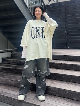 CandyStripper_mikiさん（レディース・162cm）の秋コーディネート