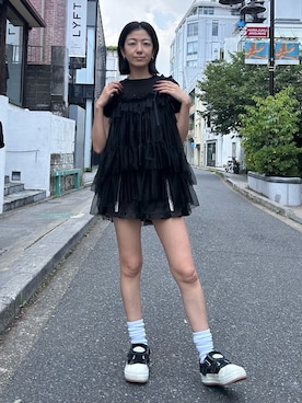 「アイテム（その他トップス）」を使った、CandyStripper_mikiさん（レディース・162cm）の夏コーディネート