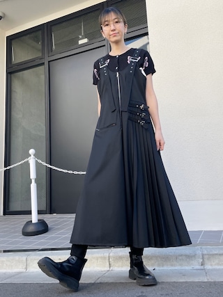 Candy Stripper（キャンディストリッパー）の「BELTED JUMPER スカート 