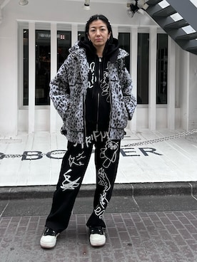 CandyStripper_mikiさん（レディース・162cm）の冬コーディネート