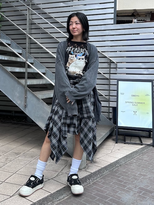 CANDY STRIPPER チェック柄ポロシャツ M サイズ2 CANDY STRIPPER