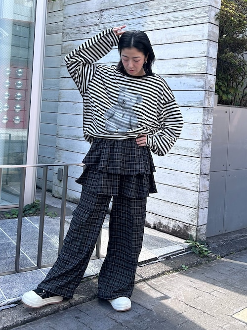 Candystripper CHECK SKIRT パンツ セール】CHECK SKIRT パンツ（その他パンツ）｜Candy Stripper