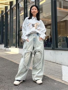 CandyStripper_mikiさん（レディース・162cm）の冬コーディネート