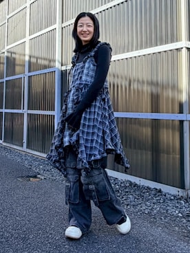 「Candy Stripper（キャンディストリッパー）のアイテム」を使った、CandyStripper_mikiさん（レディース・162cm）の冬コーディネート