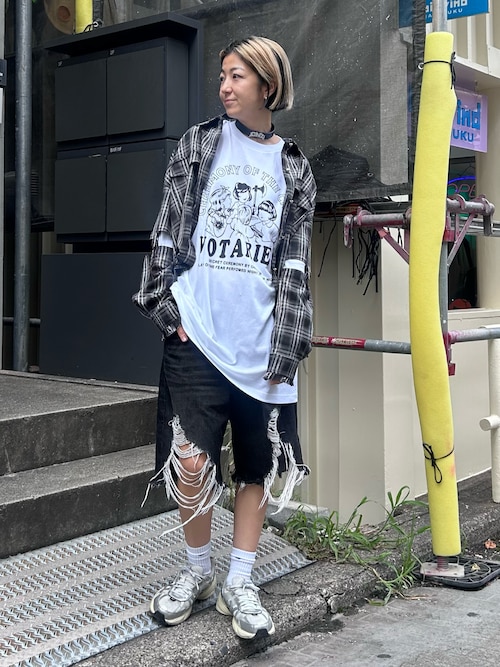 Candy Stripper ジーンズ デニム デニムパンツ DAMAGE SHORT