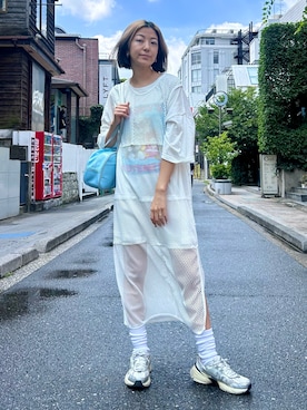 CandyStripper_mikiさん（レディース・162cm）の夏コーディネート