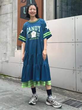 「Candy Stripper」｜CandyStripper_mikiさん（レディース・162cm）の夏コーディネート
