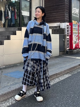 Candy Stripper CND COLLEGE ニット Candy Stripper CND COLLEGE ニット ブラック