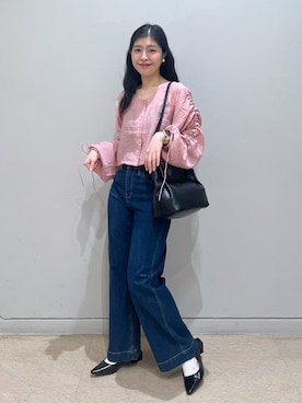 「FREE'S MART（フリーズマート）のアイテム（パンプス）」を使った、chiyoさん（レディース・155cm）の春コーディネート