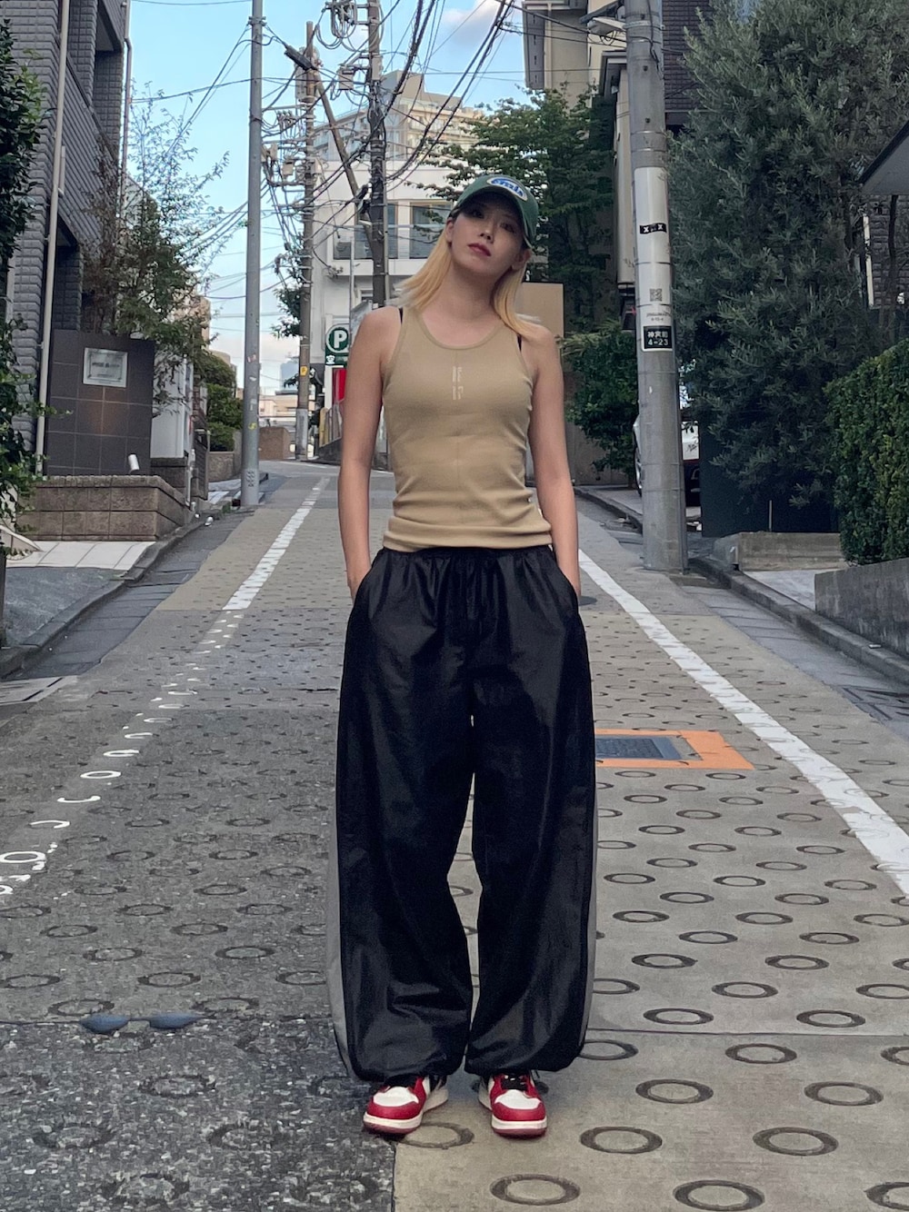 haruka_in_seoul｜matin kimのタンクトップを使った秋コーディネート 