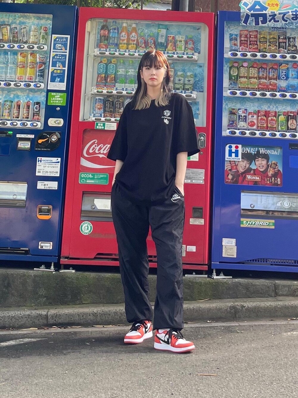 NIKE W AIR JORDAN 1 LOW OGを使った人気ファッション