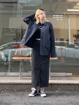 「SUARE（スアレ）のアイテム（ジャケット/アウター）」を使った、haruka_in_seoulさん（レディース・165cm）の秋コーディネート