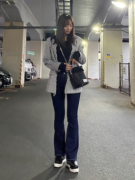 和田瞳さん（レディース・161cm）の春コーディネート