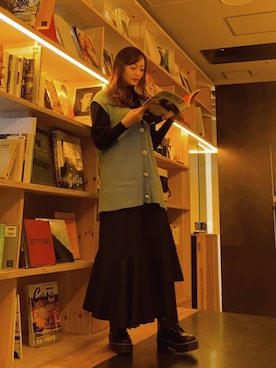 和田瞳さん（レディース・161cm）の冬コーディネート