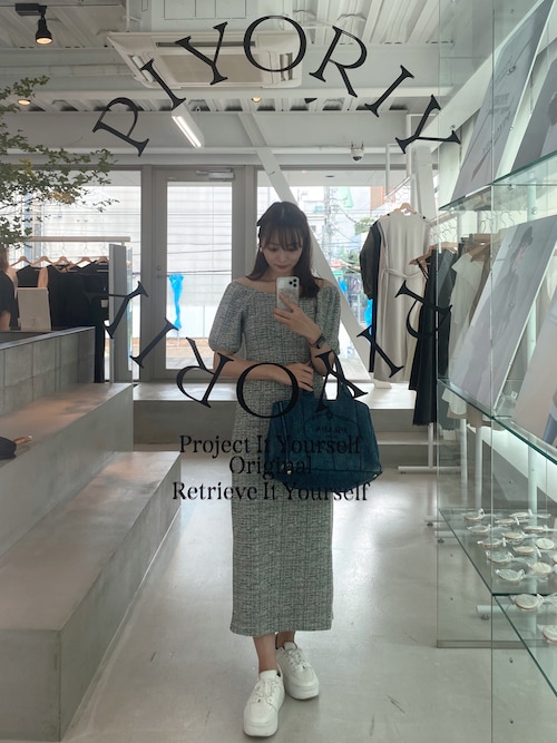 PRADA ダークグレー デニムエコバッグ 1694185835_500.jpg