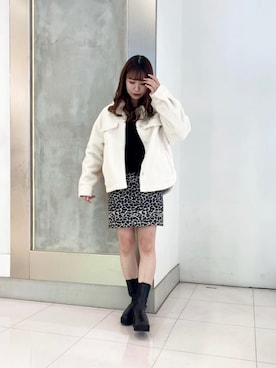 「FREE'S MART（フリーズマート）のアイテム（ブルゾン）」を使った、maiさん（レディース・156cm）の秋コーディネート