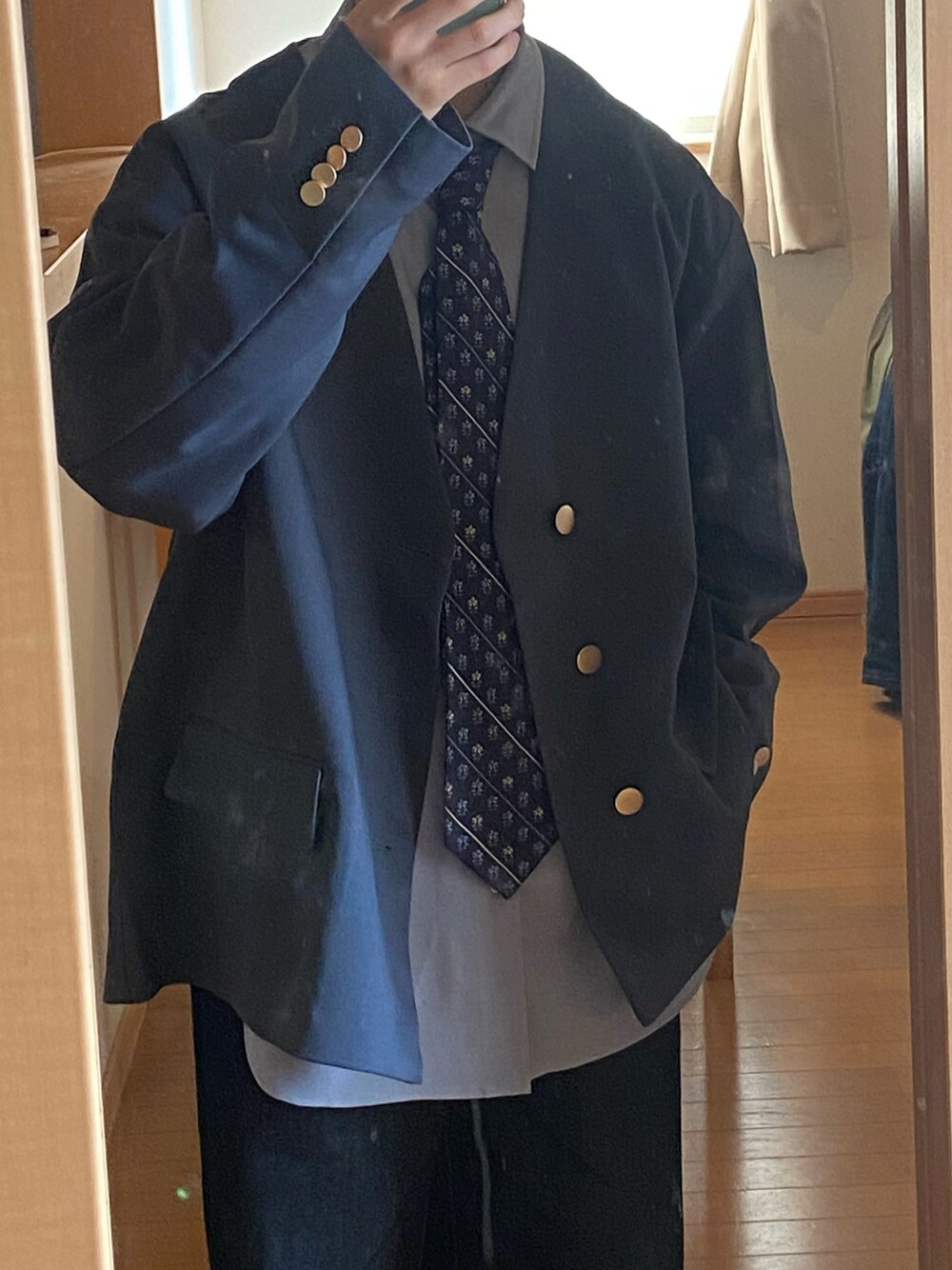 Cross collar blazer/クロスカラーブレザーを使った人気