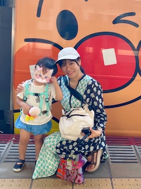 「アイテム（サンダル）」を使った、ko119mamaさん（レディース・162cm）の秋コーディネート