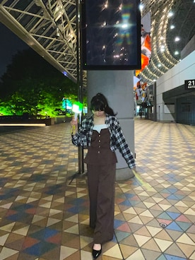 「FUN（ファン）のアイテム」を使った、khloeyさん（レディース・166cm）の秋コーディネート