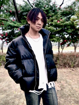 「cussil（クシル）のアイテム」を使った、8apple8さん（メンズ・173cm）の冬コーディネート