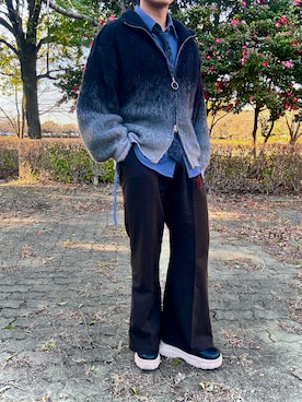 「SERACE（セラス）のアイテム」を使った、8apple8さん（メンズ・173cm）の冬コーディネート