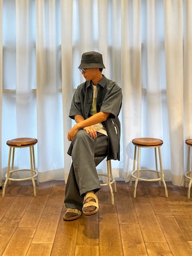 堂免祐太さん(メンズ・171cm)の春コーディネート
