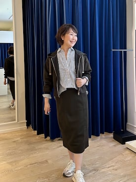 「アイテム（パーカー）」を使った、TAKAGIさん（レディース・164cm）の秋コーディネート