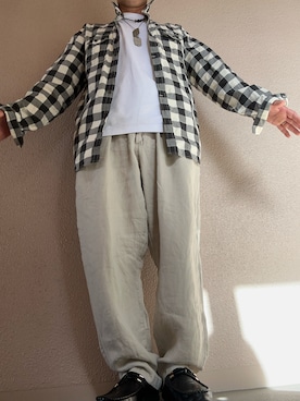 「アイテム（トップス）」を使った、hidekun23さん（メンズ・168cm）の秋コーディネート