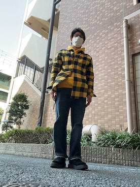 「アイテム（パーカー）」を使った、hidekun23さん（メンズ・168cm・40代）の冬コーディネート