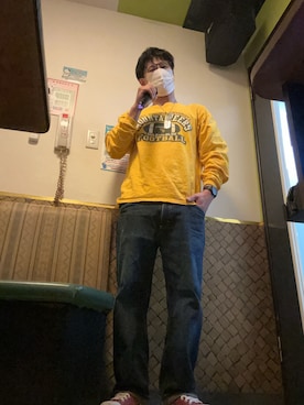 「PRO-Keds（プロケッズ）のアイテム」を使った、hidekun23さん（メンズ・168cm）の春コーディネート