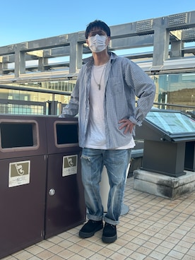 「EDWIN（エドウィン）のアイテム」を使った、hidekun23さん（メンズ・168cm）の春コーディネート