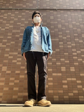 「Confirm（コンファーム）のアイテム」を使った、hidekun23さん（メンズ・168cm）の春コーディネート