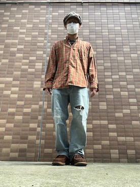 「GAP（ギャップ）のアイテム（トップス）」を使った、hidekun23さん（メンズ・168cm）の秋コーディネート
