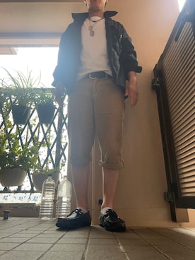 「アイテム（パンツ）」を使った、hidekun23さん（メンズ・168cm）の秋コーディネート