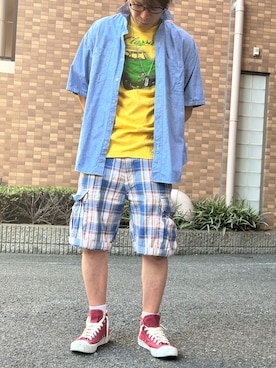 「アイテム（パンツ）」を使った、hidekun23さん（メンズ・168cm）の秋コーディネート