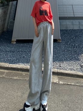「アイテム（スニーカー）」を使った、 asukaさん（レディース・172cm）の夏コーディネート