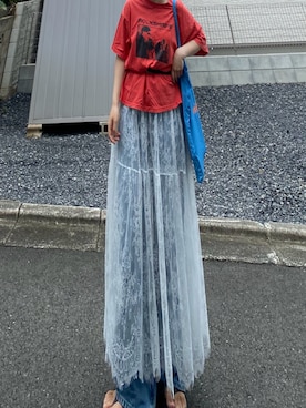 「OOFOS（ウーフォス）のアイテム」を使った、 asukaさん（骨格ナチュラル・レディース・172cm）の夏コーディネート