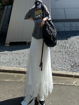 「アイテム（バックパック/リュック）」を使った、 asukaさん（レディース・172cm）の秋コーディネート