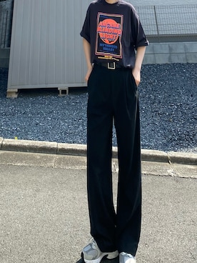 「NEW BALANCE（ニューバランス）のアイテム」を使った、 asukaさん（レディース・172cm）の夏コーディネート