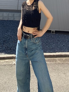 「アイテム（ベスト）」を使った、 asukaさん（骨格ナチュラル・レディース・172cm）の夏コーディネート