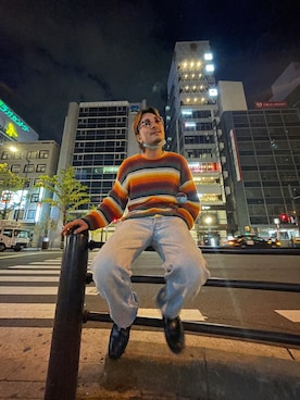 「H&M（エイチ・アンド・エム）のアイテム（ローファー）」を使った、aliendaikiさん（メンズ・172cm）の秋コーディネート