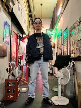 「H&M（エイチ・アンド・エム）のアイテム（ローファー）」を使った、aliendaikiさん（メンズ・172cm）の秋コーディネート