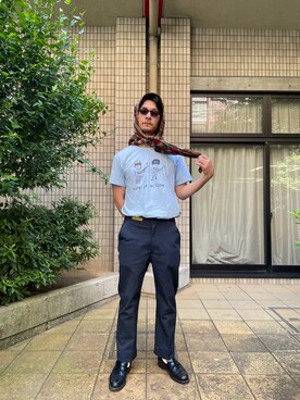 「BLANK　（ブランク）のアイテム」を使った、aliendaikiさん（メンズ・172cm）の夏コーディネート