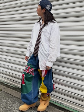 「streetstyle」｜:)さん（メンズ・160cm）の夏コーディネート