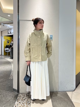 「大人ガーリー」｜「アイテム（ブルゾン）」を使った、kotani.さん（レディース・165cm）の春コーディネート