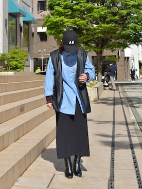 「Bridget Birkin（ブリジットバーキン）のアイテム」を使った、senaさん（レディース・153cm）の春コーディネート