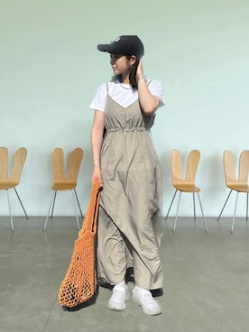 「Libby&Rose（リビーアンドローズ）のアイテム」を使った、senaさん（レディース・153cm）の夏コーディネート