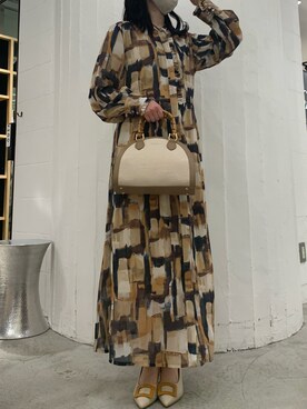 「Te chichi CLASSIC（テチチクラシック）のアイテム（ワンピース/ドレス）」を使った、meiさん（レディース・154cm）の春コーディネート