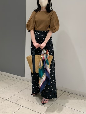 「Te chichi（テチチ）のアイテム（財布/小物）」を使った、meiさん（レディース・154cm）の春コーディネート